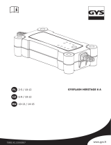 GYS GYSFLASH 6A HERITAGE Instrukcja obsługi