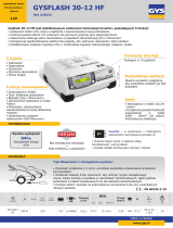 GYS GYSFLASH 30.12 HF (2.5M CABLES) Karta katalogowa