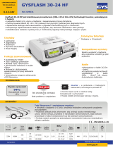 GYS GYSFLASH 30-24 HF Karta katalogowa