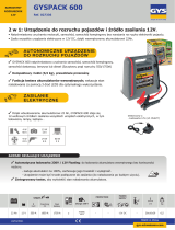 GYS GYSPACK 600 Karta katalogowa