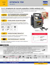 GYS GYSPACK 750 Karta katalogowa