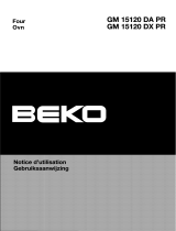 Beko GM 15120 DX PR (INOX) Instrukcja obsługi