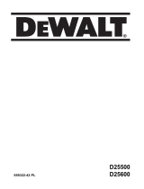 DeWalt D25600 Instrukcja obsługi