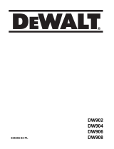 DeWalt DW906 Instrukcja obsługi