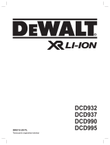DeWalt DCD937 Instrukcja obsługi