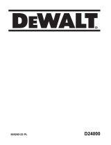 DeWalt D24000 Instrukcja obsługi