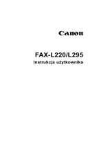 Canon FAX-L220 instrukcja