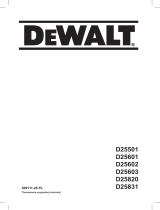 DeWalt D25603K Instrukcja obsługi