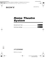 Sony HT-DDW880 Instrukcja obsługi