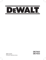 DeWalt DE7033 Instrukcja obsługi