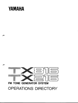 Yamaha TX-816 Instrukcja obsługi