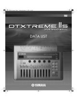 Yamaha DTXTREME IIs Karta katalogowa