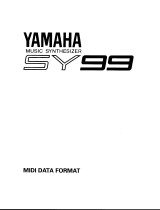 Yamaha SY99 Instrukcja obsługi