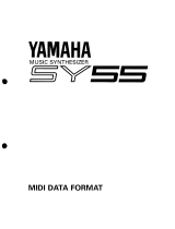 Yamaha SY55 Instrukcja obsługi