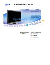 Samsung 226CW - SyncMaster Instrukcja obsługi