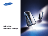 Samsung SGH-J400 Instrukcja obsługi