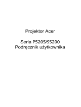 Acer P5205 Instrukcja obsługi
