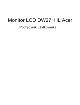 Acer DW271HL Instrukcja obsługi