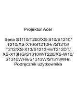 Acer S1210 Instrukcja obsługi