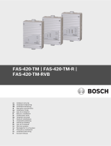 Bosch FAS-420-TM-R Instrukcja obsługi