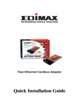 Edimax Edimax Wireless LAN Cardbus Adapter Instrukcja obsługi