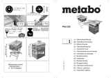 Metabo PKU 250 Instrukcja obsługi