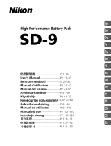 Nikon SD-9 Instrukcja obsługi