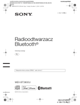 Sony MEX-BT3900U Instrukcja obsługi
