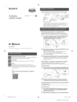 Sony SRS-BTS50 Skrócona instrukcja obsługi