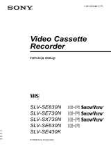 Sony SLV-SX730N Instrukcja obsługi