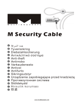 Multibrackets M Security Cable Instrukcja obsługi