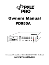 PYLE Audio PD950A Instrukcja obsługi