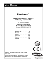 Invacare Platinum IRC5LXAW Instrukcja obsługi