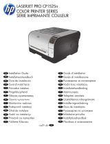 HP LaserJet Pro CP1525 Color Printer series Instrukcja instalacji