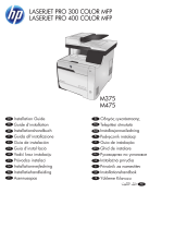 HP LaserJet Pro 400 color MFP M475 Instrukcja instalacji