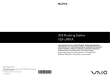 Sony VGP-UPR1A Instrukcja obsługi