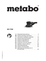 Metabo ES 7700 Instrukcja obsługi