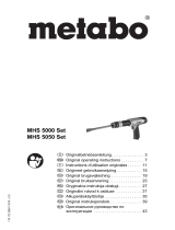 Metabo MHS 5000 SET Instrukcja obsługi