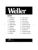 Cooper Hand Tools Weller DXV 80 Operating Instructions Manual