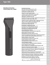 Moser Genio 1565 Operating Instructions Manual