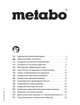 Metabo KGS 216 Plus Instrukcja obsługi
