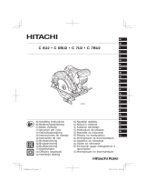 Hitachi C7BU2 Instrukcja obsługi