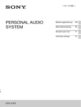 Sony GTK-X1BT Instrukcja obsługi