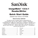 SanDisk IMAGEMATE 12 IN 1 Instrukcja obsługi