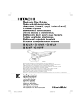 Hitachi G 12VA Instrukcja obsługi