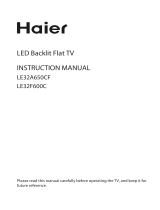 Haier LE32F6000T Instrukcja obsługi