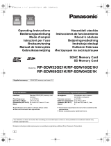 Panasonic RP-SDW04GE1K Instrukcja obsługi