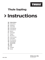 Thule Sapling Elite Instrukcja obsługi