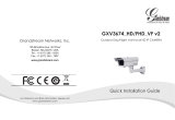 Grandstream Networks GXV3674_HD Skrócona instrukcja obsługi