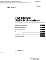 Sony STR-DE197 Instrukcja obsługi